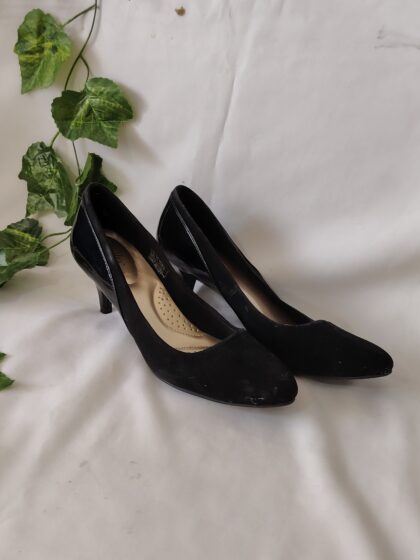 Tacones Bajitos Negros DexFlex Talla 41