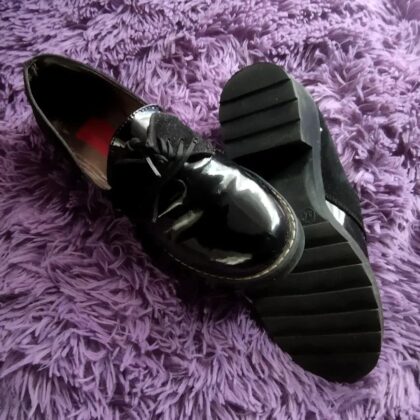 Zapatos de Charol Vegano Negros Talla 34